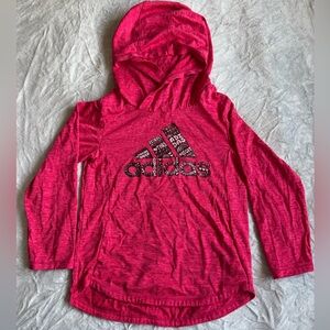 Adidas Kids Graphic Pink Hoodie